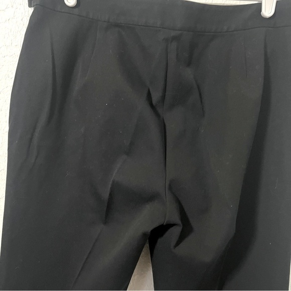 Lauren Ralph Lauren Women Size 8 Side Zip Black Dress Business Cotton Dry Clean - Picture 6 of 9